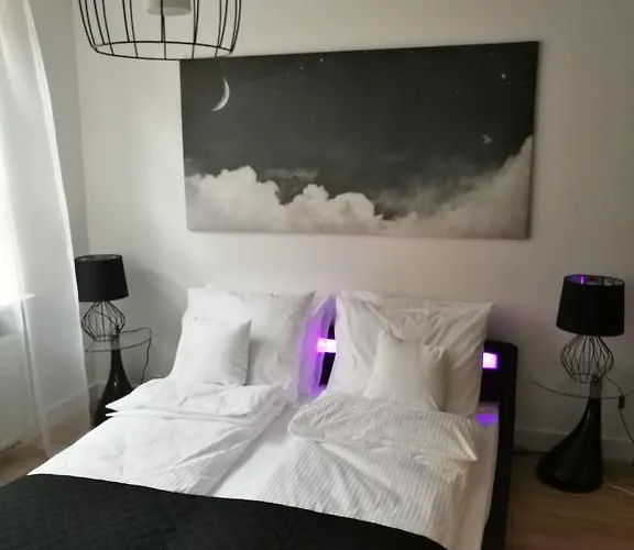 アパート Black&white Apartment- Wierzbowa 5 ポズナン